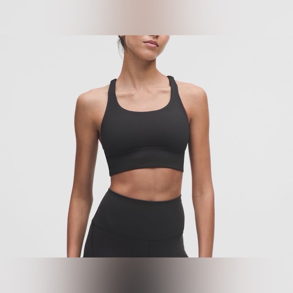 Lululemon Energy Longline Bra *Medium Support, B-D Cups - Black